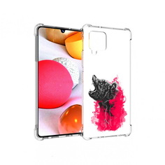 Чехол MyPads Tocco для Samsung Galaxy A42 медведь в дымке (PT226910.539.463)