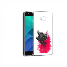 Чехол MyPads Tocco для Asus ZenFone 4 Selfie медведь в дымке