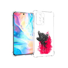 Чехол MyPads Tocco для Xiaomi 11T Pro медведь в дымке (PT163474.285.463)