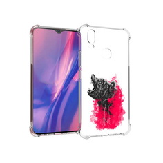 Чехол MyPads Tocco для Vivo Y11 медведь в дымке (PT144890.422.463)