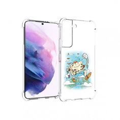 Чехол MyPads Tocco для Samsung Galaxy S22 Счастливый чемодан (PT194926.508.166)