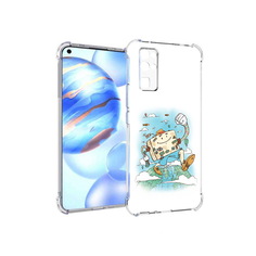 Чехол MyPads Tocco для Honor 30 Счастливый чемодан (PT147988.19.166)