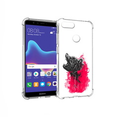 Чехол MyPads Tocco для Huawei Enjoy 8 Plus медведь в дымке (PT108787.33.463)