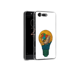 Чехол MyPads Tocco для Sony Xperia X Compact кит в лампочке с парусами (PT50548.245.387)