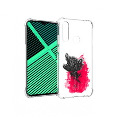 Чехол MyPads Tocco для Motorola Moto G8 Power Lite медведь в дымке (PT227069.358.463)