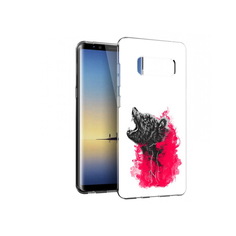 Чехол MyPads Tocco для Samsung Galaxy Note 8 медведь в дымке