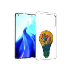 Чехол MyPads Tocco для Xiaomi Mi 11 Ultra кит в лампочке с парусами (PT160500.261.387)