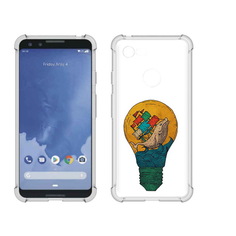 Чехол MyPads Tocco для Google Pixel 3 кит в лампочке с парусами