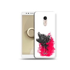 Чехол MyPads Tocco для Alcatel 3C 5026D медведь в дымке