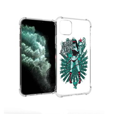 Чехол MyPads Tocco для Apple iPhone 11 Pro Max нарисованная девушка в татуировках