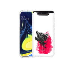 Чехол MyPads Tocco для Samsung Galaxy A80 медведь в дымке (PT128473.599.463)