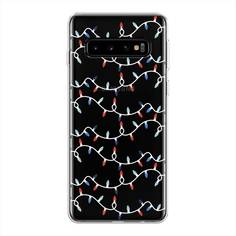 Чехол на Samsung Galaxy S10 Plus "Разноцветная гирлянда" Case Place