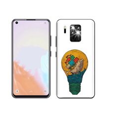 Чехол MyPads Tocco для Oukitel C18 Pro кит в лампочке с парусами