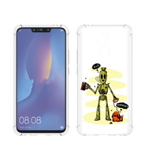 Чехол MyPads Tocco для Huawei Mate 20 Lite прикольный робот (PT117828.66.557)