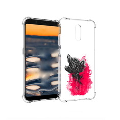 Чехол MyPads Tocco для Nokia C2 медведь в дымке (PT227055.113.463)