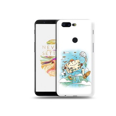 Чехол MyPads Tocco для OnePlus 5T Счастливый чемодан