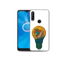 Чехол MyPads Tocco для Alcatel 1SE (2020) 5030D кит в лампочке с парусами