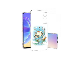 Чехол MyPads Tocco для Vivo V21E Счастливый чемодан (PT161736.380.166)