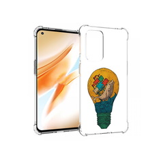 Чехол MyPads Tocco для OnePlus 9 Pro кит в лампочке с парусами (PT159597.127.387)