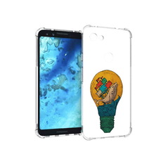 Чехол MyPads Tocco для Google Pixel 3 кит в лампочке с парусами