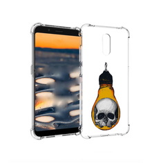 Чехол MyPads Tocco для Nokia C2 череп в лампочке (PT227055.113.676)