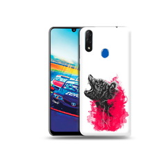 Чехол MyPads Tocco для ZTE Blade V10 медведь в дымке (PT136503.455.463)
