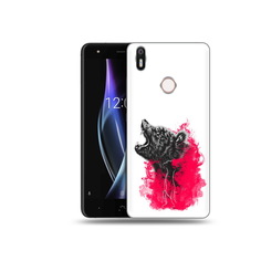 Чехол MyPads Tocco для BQ Aquaris X медведь в дымке