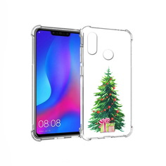Чехол MyPads Tocco для Huawei Nova 3 Елка новогодняя с подарками акварель (PT115710.27.78)