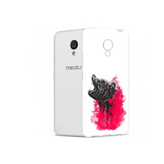 Чехол MyPads Tocco для Meizu M5 медведь в дымке (PT62224.82.463)