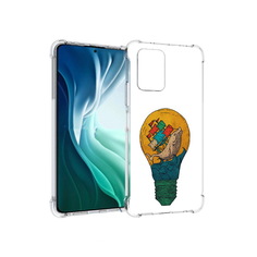 Чехол MyPads Tocco для Xiaomi Redmi Note 10 Pro 5G кит в лампочке с парусами