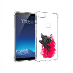 Чехол MyPads Tocco для Vivo X20 медведь в дымке (PT108350.433.463)