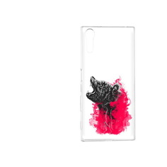 Чехол MyPads Tocco для Sony Xperia XZ медведь в дымке
