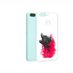 Чехол MyPads Tocco для ZTE Blade V9 Vita медведь в дымке (PT136572.445.463)