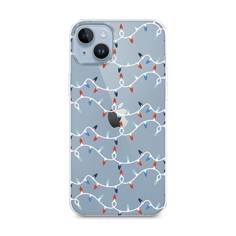 Чехол на Apple iPhone 14 Plus "Разноцветная гирлянда" Case Place
