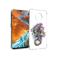 Чехол MyPads Tocco для Nokia G300 нарисованный скелет на скейт борде (PT224563.108.512)