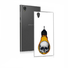 Чехол MyPads Tocco для Sony Xperia E5 череп в лампочке (PT50363.248.676)