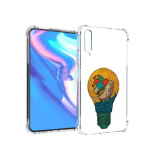Чехол MyPads Tocco для Honor 9X Pro кит в лампочке с парусами