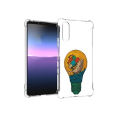 Чехол MyPads Tocco для Sony Xperia 10 III кит в лампочке с парусами (PT161504.223.387)
