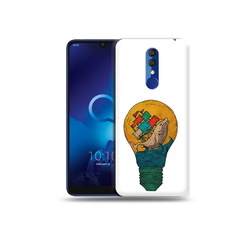 Чехол MyPads Tocco для Alcatel 3L 5039D (2019) кит в лампочке с парусами