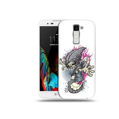 Чехол MyPads Tocco для LG K10 нарисованный скелет на скейт борде (PT30014.80.512)