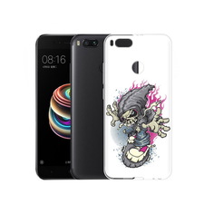 Чехол MyPads Tocco для Xiaomi Mi 5X нарисованный скелет на скейт борде (PT75177.336.512)