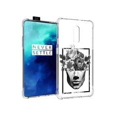 Чехол MyPads Tocco для OnePlus 7T Pro черно белая ваза в абстракции (PT139735.142.678)