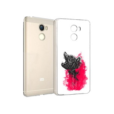 Чехол MyPads Tocco для Xiaomi Redmi 4 медведь в дымке (PT47306.287.463)