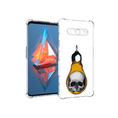 Чехол MyPads Tocco для Xiaomi Black Shark 4 череп в лампочке (PT162389.266.676)