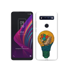 Чехол MyPads Tocco для TCL 10 SE кит в лампочке с парусами
