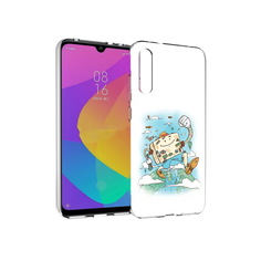 Чехол MyPads Tocco для Xiaomi Mi CC9e Счастливый чемодан (PT134188.271.166)
