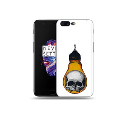 Чехол MyPads Tocco для OnePlus 5 череп в лампочке