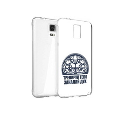 Чехол MyPads Tocco для Samsung Galaxy Note 4 бодибилдинг закаляй дух