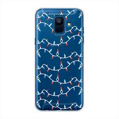 Чехол на Samsung Galaxy A6 "Разноцветная гирлянда" Case Place