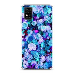 Чехол на ZTE Blade A31 "Цветочный ковер" Case Place